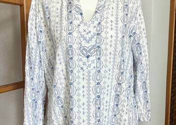 Zwiewna bluzka bawełna kora Van Heusen USA L XL rayon