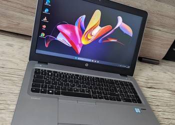 Laptop HP 850 Elitebook G4 I5 15.6" 8/256GB bateria 100% żyw. super stan