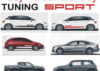 Uniwersalne Pasy Boczne 180cm SPORT Naklejki na każdy samochód TUNING 4X4 Uniwersalne Pasy Boczne 180cm SPORT Naklejki na każdy samochód TUNING 4X4