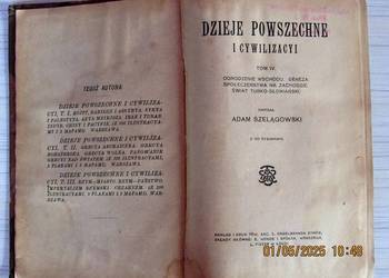 Bogato ilustrowane, Dzieje powszechne i cywilizacji z 1918r.