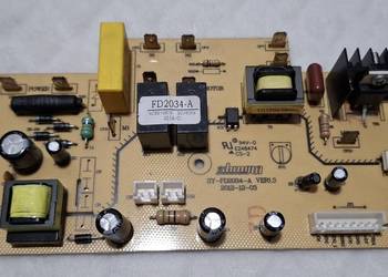 Panel elektroniczny, główna elektronika Mediline, wada 2, Powermed FD-2034