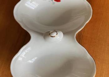 Przyprawnik porcelana Wawer PRL róże vintage unikat