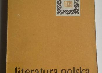 Literatura polska lat1918-1939 R. Matuszewski kl.III liceum