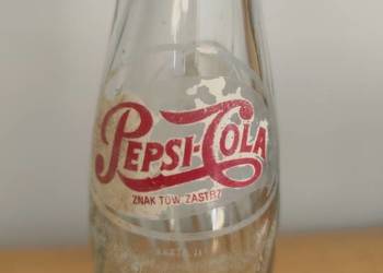 Zabytkowa butelka Pepsi Pepsi-Cola ozdoba rekwizyt PRL Rzeszów