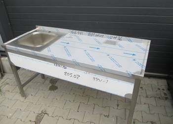 Zlew Gastronomiczny 1 Komorowy Z Blatem 155/60/85 NOWY
