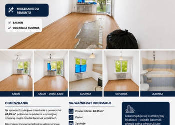 Mieszkanie 2 pokojowe na sprzedaż