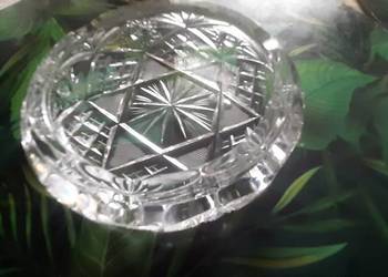 Popielniczka kryształowa PRL