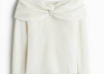 Sweter z odkrytymi ramionami, nowy z metką. H&M
