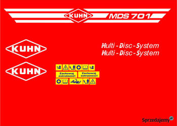 naklejki kuhn mds 701