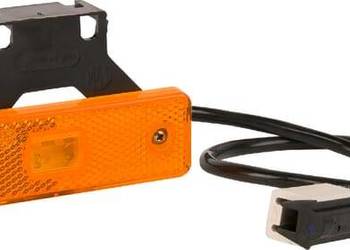 Lampa obrysowa LED, prostokątna 12/24V z uchwytem i wtyczką Jaeger Kramp L…