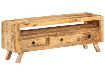 Szafka pod telewizor 110x30x40 cm lite drewno mango WM-337064