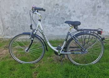 Rower miejski Peugeot Corona – wygodna damka, 7 biegów, amortyzacja