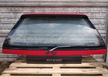 Klapa Tył Honda Civic IV 4 87-91 Żelazko Kompletna BLENDA LOTKA SZYBA