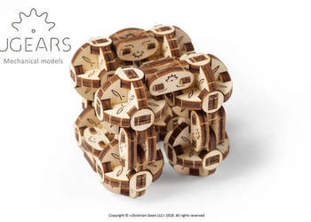 Sześcian sferyczny / Flexi-Cubus Model mechaniczny do składania UgearsANMUR