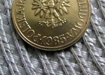 Polska 5 zł 1985r - Przesunięty stępel