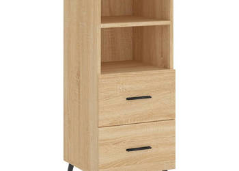 Szafka dąb sonoma 345x34x90 cm materiał drewnopochodny WM-828687