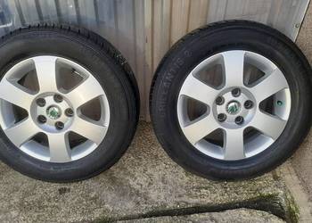 Felgi Koła Skoda Octavia Roomster 15" 5x112 ET47 letnie 195/65/R15 Wysyłka