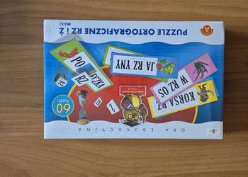 gra edukacyjna puzzle ortograficzne rz i ż maxi