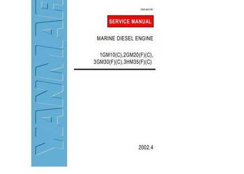 Yanmar 1gm, 2gm, 3gm, 3hm silnik instrukcja napraw