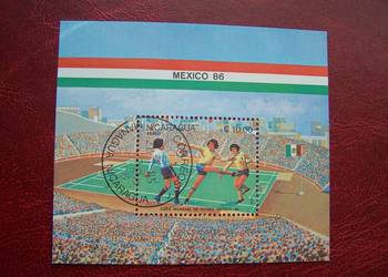 Nikaragua 1985 CTO Sport Piłka nożna MŚ  Mexico 86