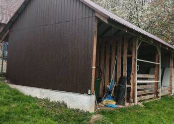 Wiata do przeniesienia 10x4 z drzwiami przesuwanymi