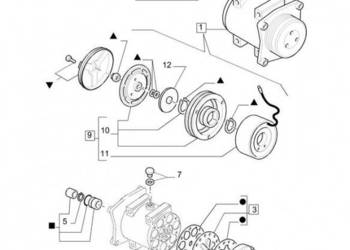 New Holland T6010 T6090 T6070 Sprzęgło 87334407