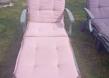 Sprzedam leżaki ogrodowe z materacami.