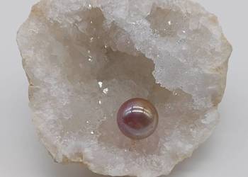 Kwarc aura różowy kulka 13mm kolekcja a#3