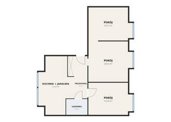 3 pokoje w centrum Brwinowa /Blisko stacji PKP