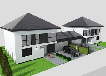 Nowy dom 180 m2 w zabudowie bliźniaczej / Józefów / Legionowo