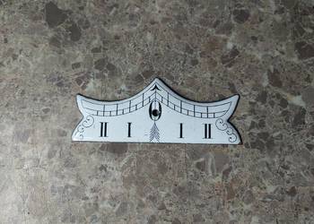 36 Wychylnik wahadła starego zegara tzw porcelanka