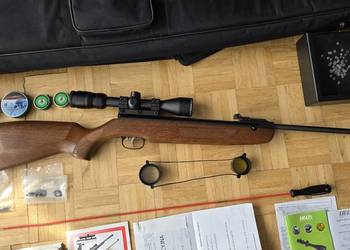 Wiatrówka Weihrauch HW 50 + osprzęt