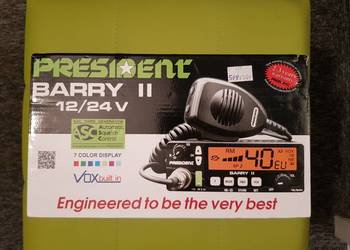 Nowe CB radio President Barry II 12/24V
