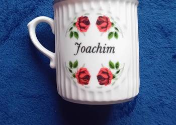 Kubek porcelanowy BP Collection, imienny - Joachim. Bavaria Present.