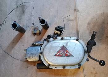 Rower z silnikiem zabytkowy antyk-Lohmann diesel silnik do roweru