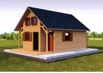 Domek drewniany letniskowy całoroczny 4m/8m 20mm