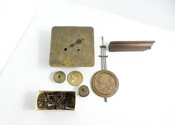 Stary mechanizm JUNGHANS 1891 r. Patent 62975 Rzadki! Wahadło Lohengrin