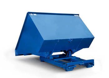 Kontener metalowy uchylny do wózka widłowego 2200l Kontener metalowy uchylny do wózka widłowego 2200l