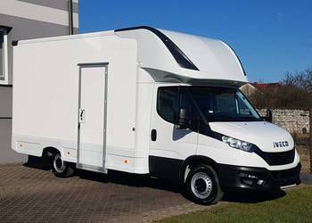 Iveco Daily KONTENER NISKOPODŁOGOWY 4,43x2,23x2,42 SKLEP BAR FOODTRUCK KAM…