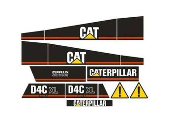Naklejki Oklejenie - CAT D4C XL Zamiennik CATERPILLAR