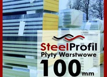Tanie Płyty Warstwowe Poliuretanowe Obornickie PIR 10 cm