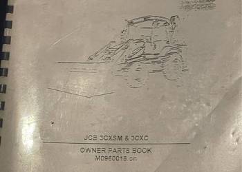 Katalog części koparko-ładowarka JCB 3CX SM i 3CXC