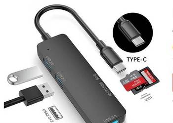 Adapter typu C Hub 5 w 1 Multi Splitter