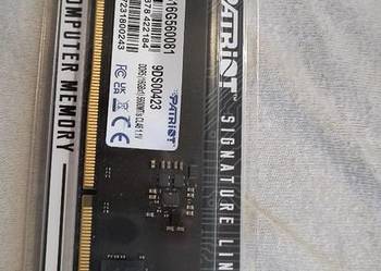 Pamięć RAM PATRIOT Signature DDR5 16GB 5600mhz(1*16GB) CL46