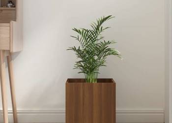 vidaXL Donica, brązowy dąb, 40x40x40 cm, materiał drewnopochodny(SKU:820501