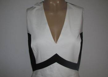 sukienka MANGO  kremowa r. M 170-88A 110 cm