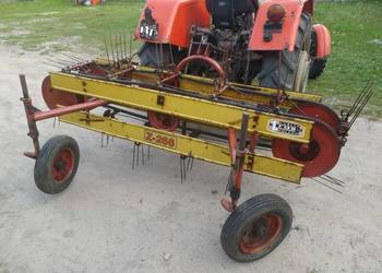 Zgrabiarka taśmowa Lubelska nowy typ 3-rzędowa koła na łożyskach Oryginał