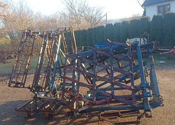 Agregat uprawowy brony ciężkie z podwójnymi wałkami składane