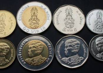 Tajlandia | Zestaw 6 monet | 25 50 Satang 1 2 5 10 Bahtów | 2018 - 2024