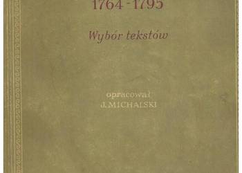 Historia Polski, 1764-1795: wybór tekstów